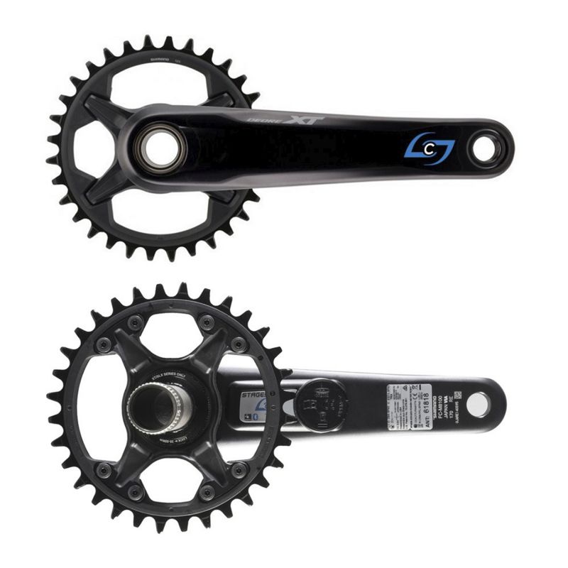 Stages Power R Shimano XT M8120 Right Driveside Cycling Power Meter with Chainring