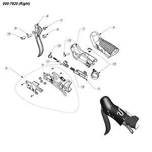 Stages SB20 Right Shifter Including Hood