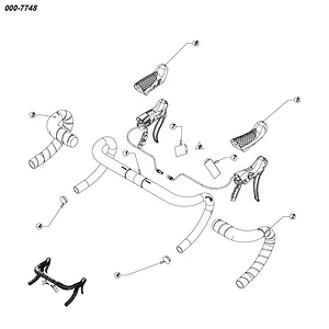 Stages SB20 Handlebars including Shifters
