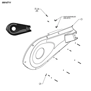 Stages SB20 Right Side Belt Guard