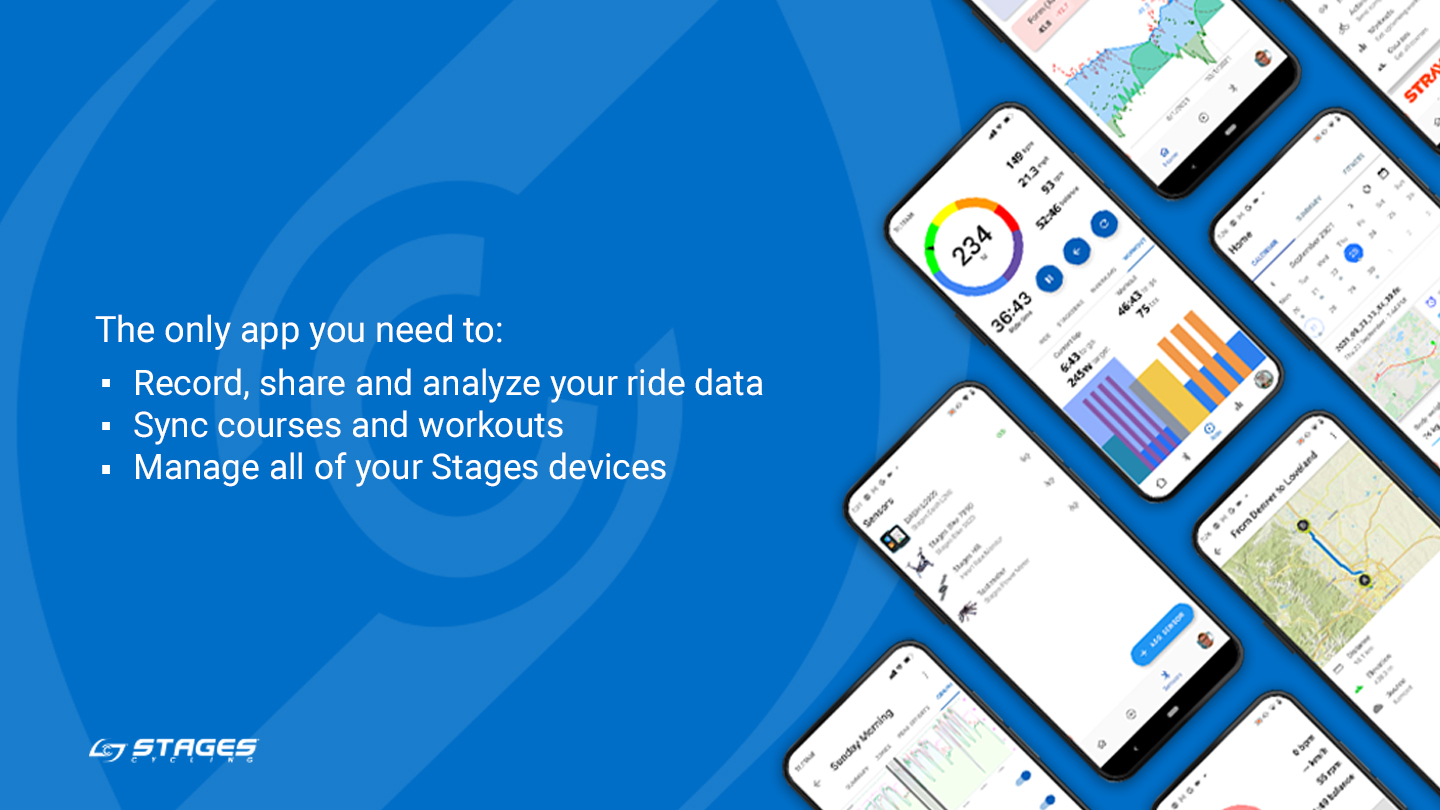 Die neue Stages Cycling App 